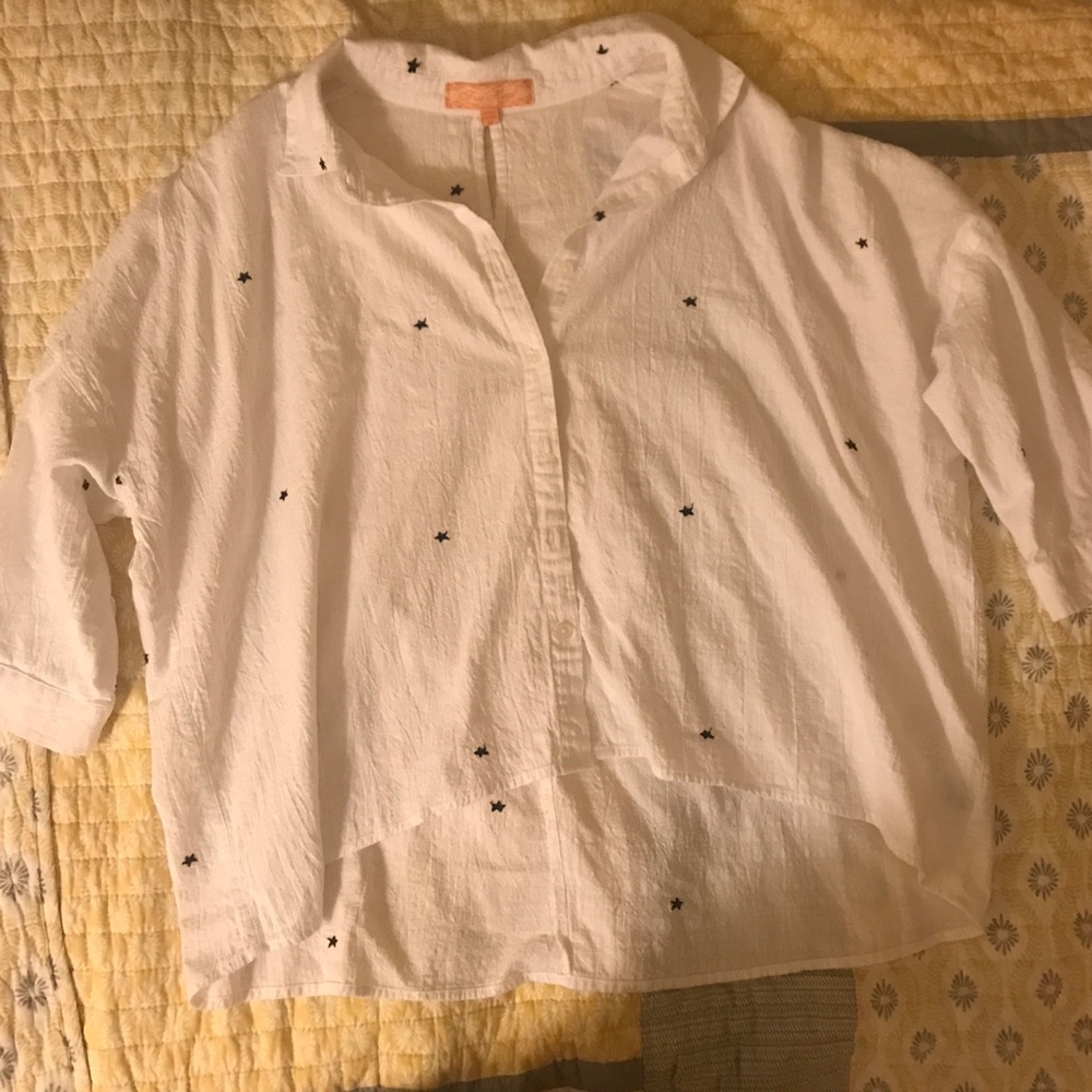 Oversized button down
